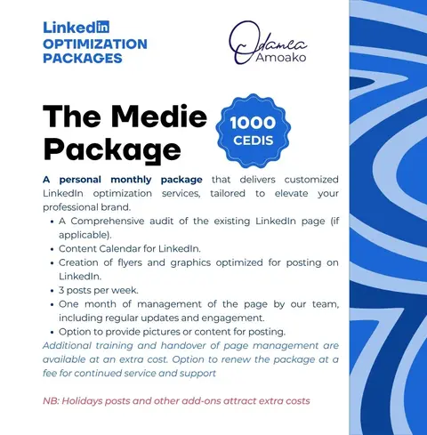 LinkedIn Medie (Personal) Package