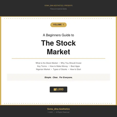 A Beginner's Guide to the Stock Market.