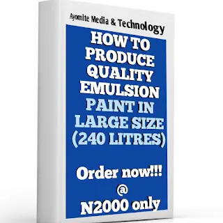 How to produce quality Emulsion (Large quality)