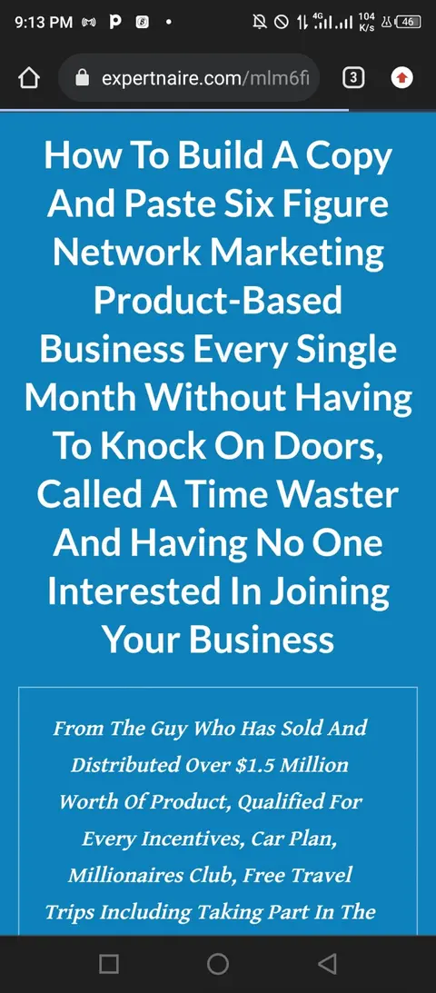MLM six figure accelerator program