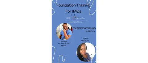 FOUNDATION TRAINING IN THE UK FOR IMGS WEBINAR