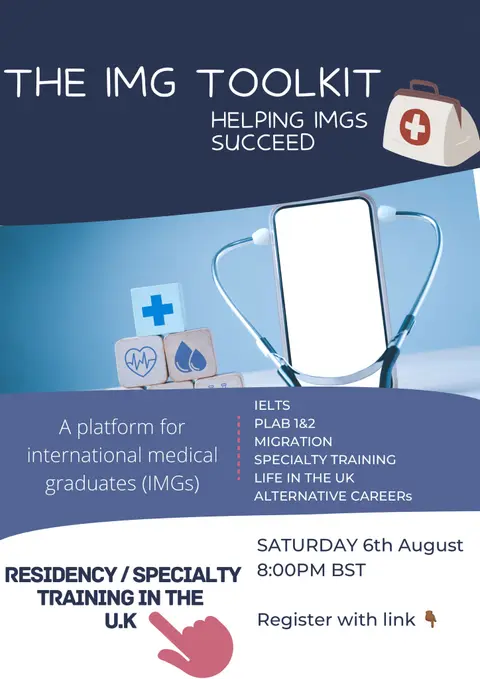 IMG ToolKit RESIDENCY/SPECIALTY TRAINING IN UK WEBINAR