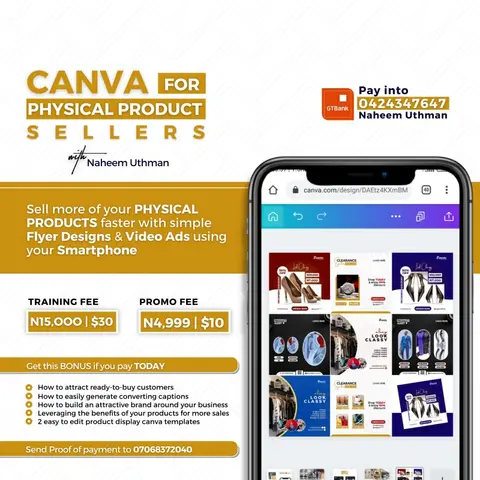 Canva for Physical Product Sellers