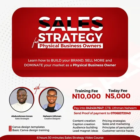 Sales Strategy for Physical Business Owners