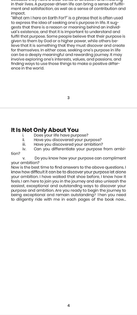 What Am I Here On Earth For : "My Dreams, Goals, Purpose And Ambition and How To Live My Best Life."