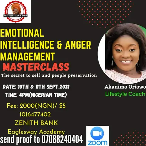EMOTIONAL INTELLIGENCE AND ANGER MANAGEMENT MASTERCLASS