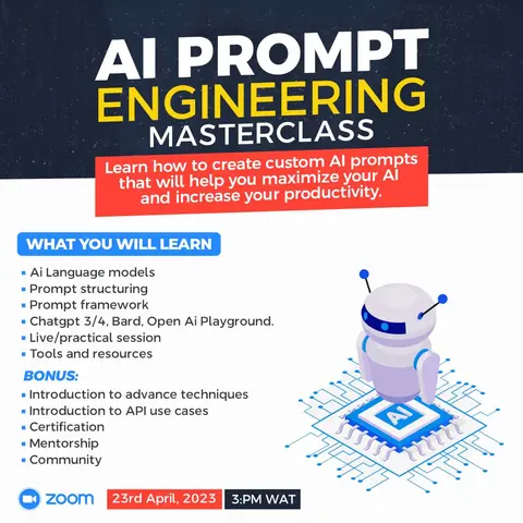 AI PROMPT ENGINEERING MASTERCLASS