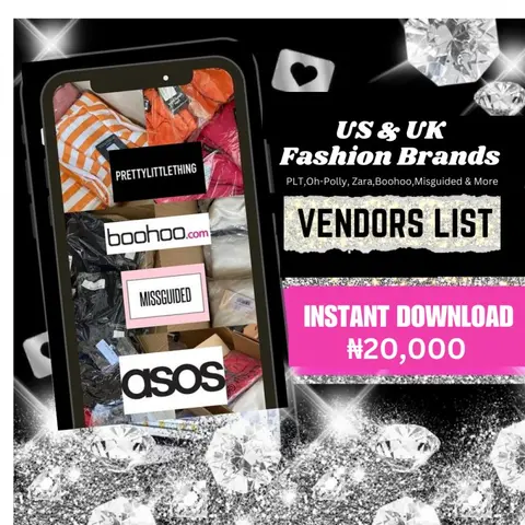 US & UK Fashion Brands Wholesale Vendors List
