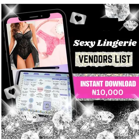 Lingerie Vendors List