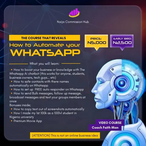 WHATSAPP AUTOMATION SETUP ⚡