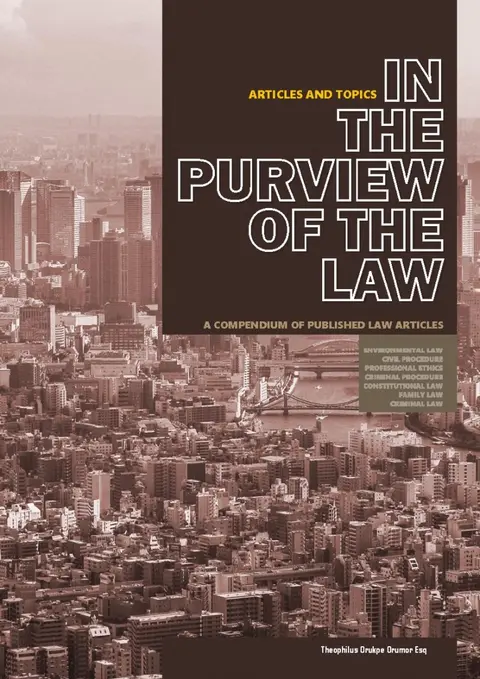 Articles and topics in the purview of the law