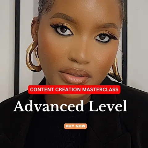 CONTENT CREATION MASTERCLASS (ADVANCED LEVEL)