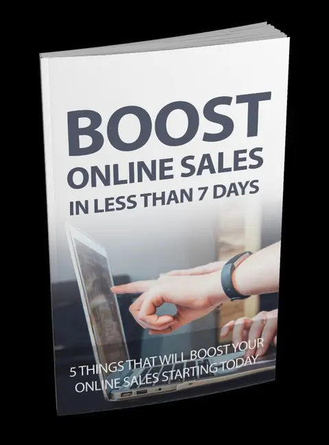 Boost Online Sales in Less Than 7 Days