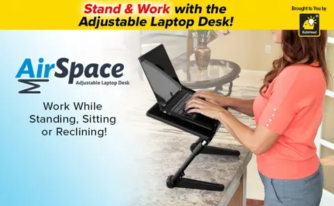 THE AIR SPACE HIGH TECH ADJUSTABLE LAPTOP DESK