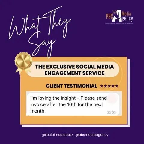 Social Media Exclusive Engagement Service