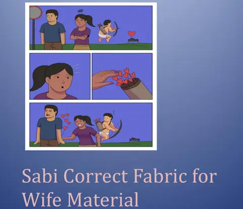Sabi Correct Fabric for Wife Material