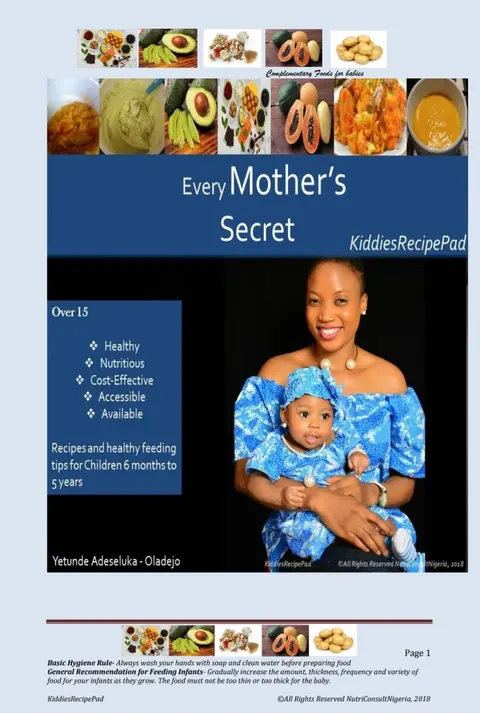 Every Mothers' Secret - Kiddies Recipe Pad