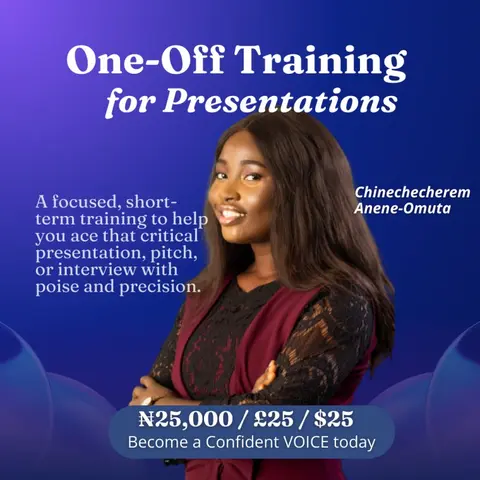 Public Speaking or Presentation Prep (One-Off Training)