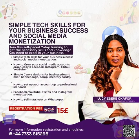 Simple Tech Skills for your Business Success and Social Media Monetization