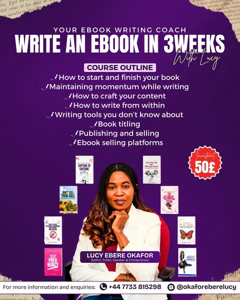 Write an Ebook in 3 Weeks with Lucy