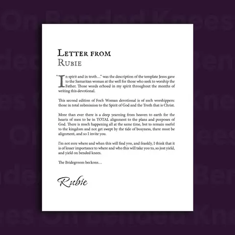 Sponsor Foch Devotionals (5 copies)