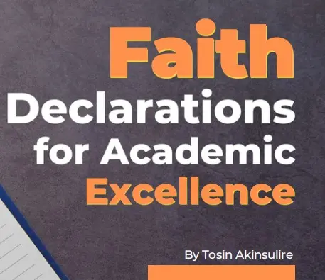 Faith Declarations for Academic Excellence