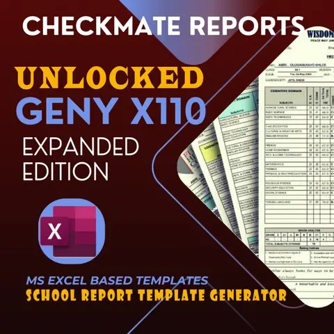 THE UNLOCKED VERSION GENy x110 MINI REPORT GENERATOR TEMPLATE ARD EDITION