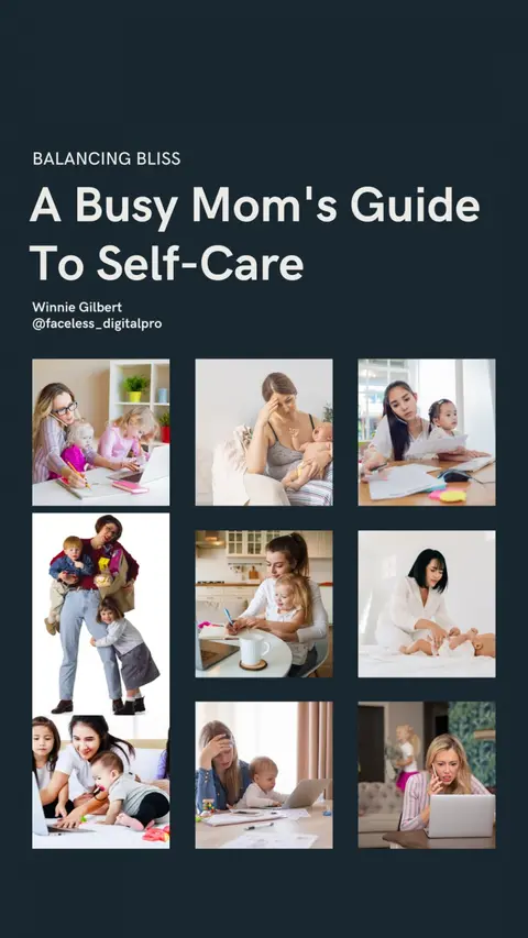 Balancing bliss - a busy mom's guide to self care.