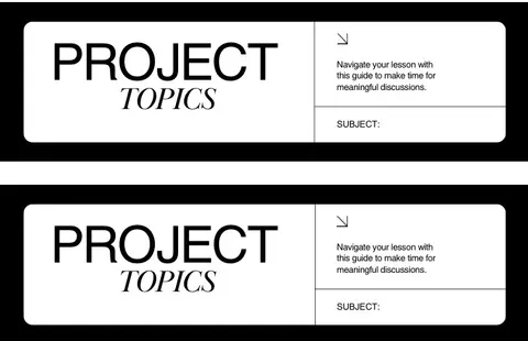 FINAL YEAR PROJECT TOPICS AND GUIDE