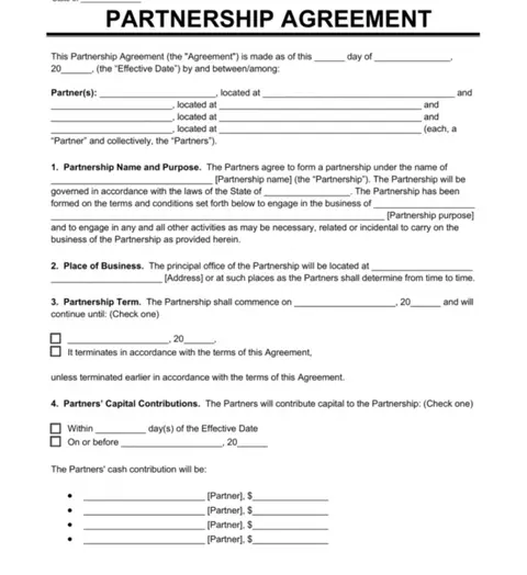 Diet yoghurt partnership form