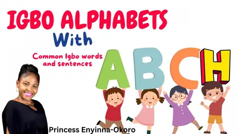 Igbo alphabets with common words and sentences