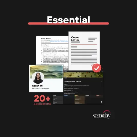 Essential | Job Search Management Plan