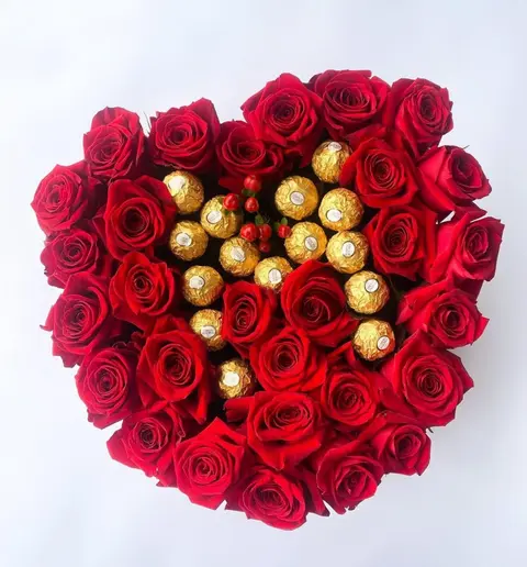 Valentine chocolates package
