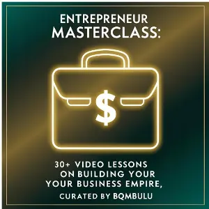 ENTREPRENEUR/FOUNDER MASTERCLASS