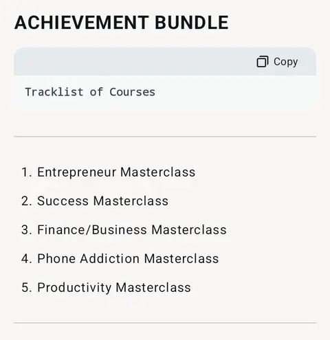 ACHIEVEMENT BUNDLE