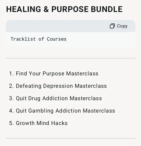 HEALING & PURPOSE BUNDLE