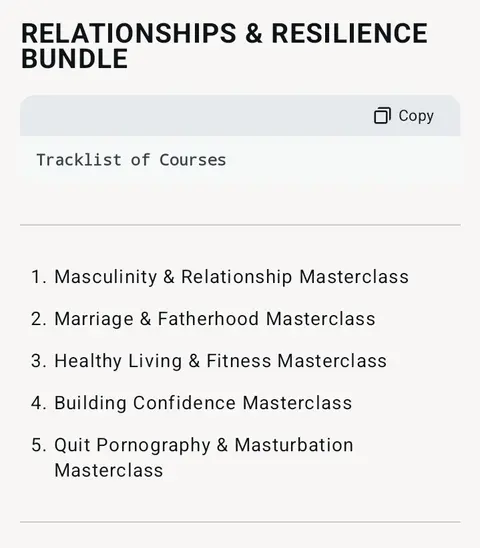 RELATIONSHIP & RESILIENCE BUNDLE