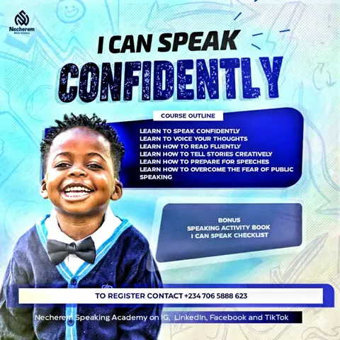 I CAN SPEAK CONFIDENTLY