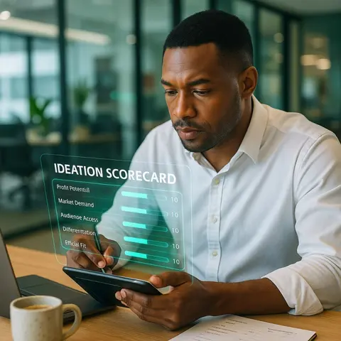 IDEATION SCORE CARD + 3-Day Clarity Challenge