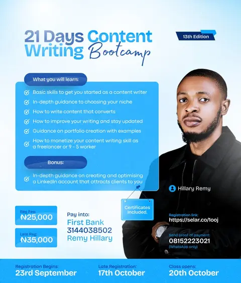 Content Writing Bootcamp