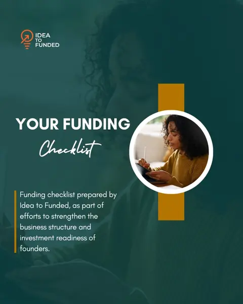 Funding Checklist for Startups & Entrepreneurs