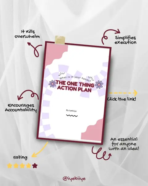 The One Thing Action Plan