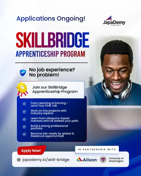 Skill Bridge Africa Acceptance Fee - 3 Monthly Instalments