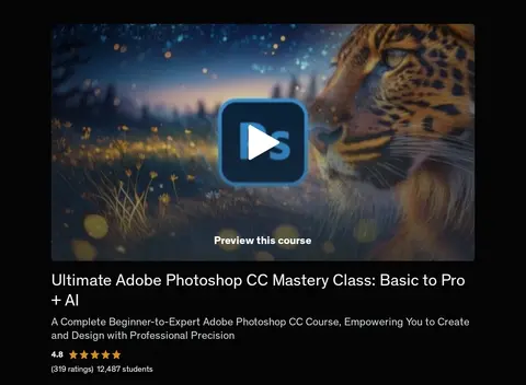 The Ultimate Photoshop CC Masterclass_ Basic to Pro +Ai 2025