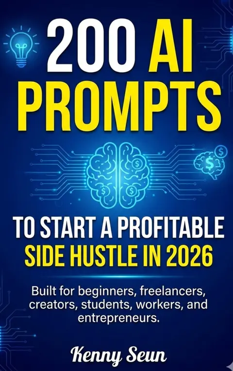 Unlock 200 Proven AI Prompts to Build Side Hustles, Create Income Streams, and Gain Financial Freedom in 2026 — No Coding Required!
