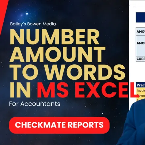 AMOUNT TO WORDS IN MS EXCEL