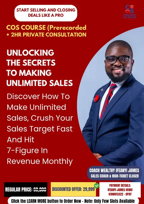 COS PRERECORDED COURSE + 2HR PRIVATE CONSULTATION