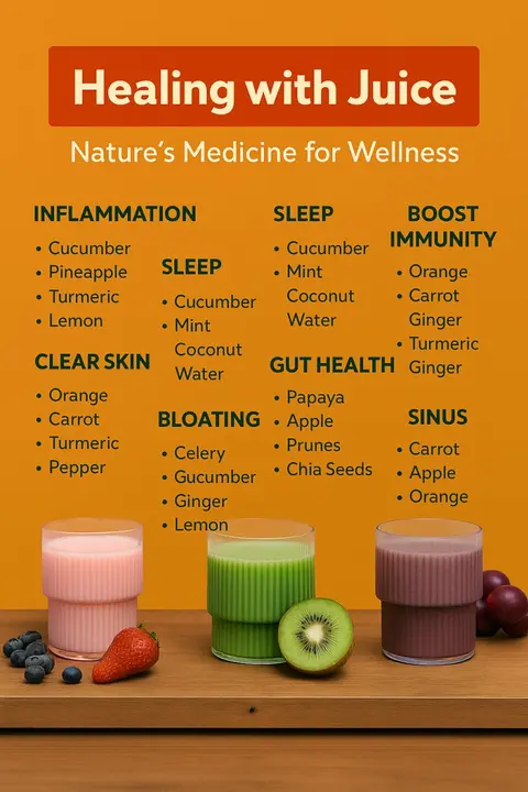 HEALING WITH JUICE: NATURE'S MEDICINE FOR WELLNESS