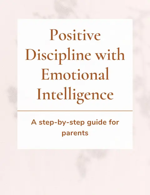 Parents guide for positive discipline