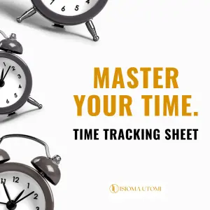 Time Tracking Sheet For Busy Leaders